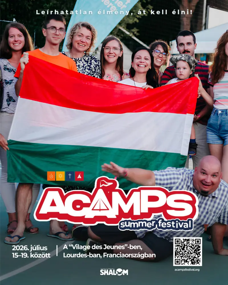 Az Assisi Szent Ferenc Plébániához is kötődő Katolikus Shalom Közösség által szervezett Acamps nyári tábor, 2026